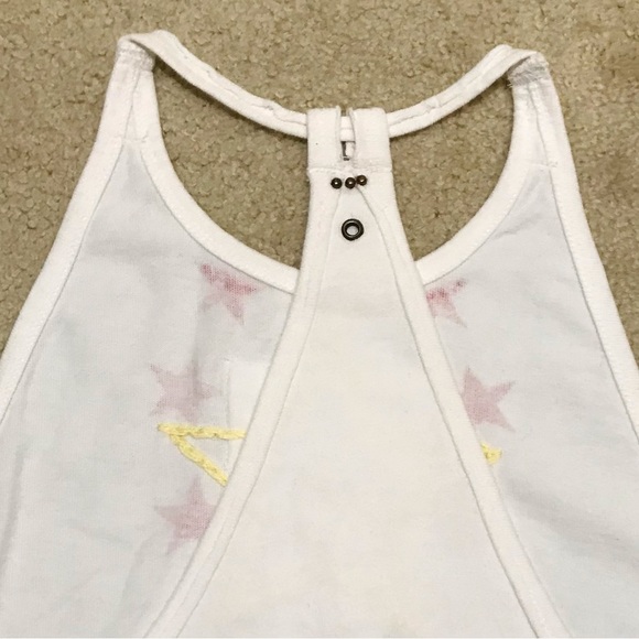 🆕🔥FREE PEOPLE SUPER STYLISH&SOO SOFT/EMBROIDERED PATTERN RAZERBACK DISTRESSED - Picture 9 of 10